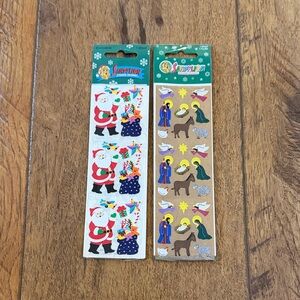 Vintage Sandylion Sticker Bundle 2 Christmas Sheets Unopened Unused